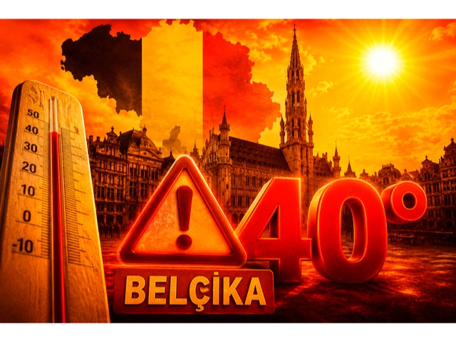 Belçika'da aşırı sıcaklar nedeniyle kırmızı alarm verildi
