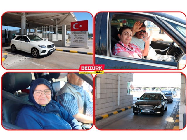 Gurbetçiler ana vatana kavuşmanın mutluluğunu yaşıyor