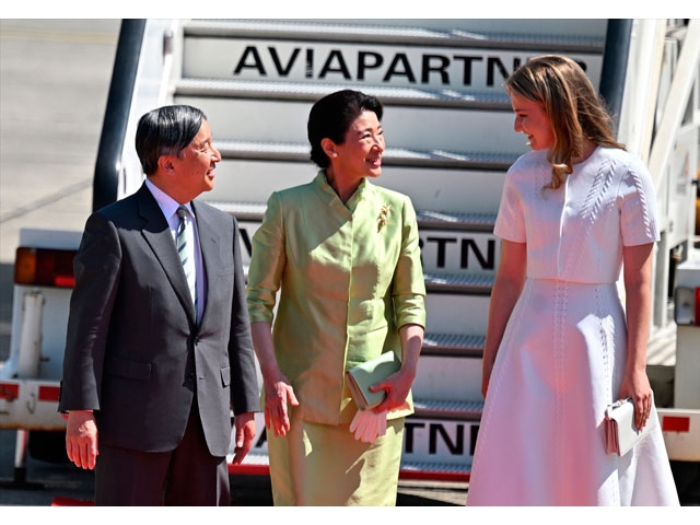 Japonya İmparatoru Naruhito, Belçika'da