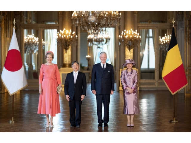 Japonya İmparatoru Naruhito ve eşi İmparatoriçe Masako, Belçika'yı ziyaret etti