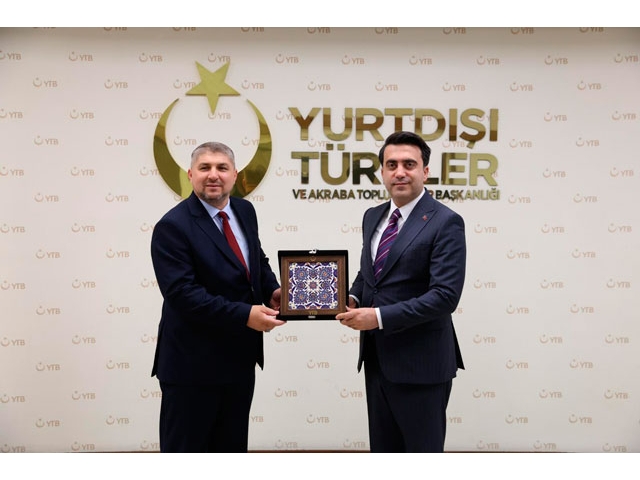 YTB BAŞKANI TURUS’TAN BULGARİSTAN’IN YENİ BAŞMÜFTÜSÜ HASANOV’A TEBRİK