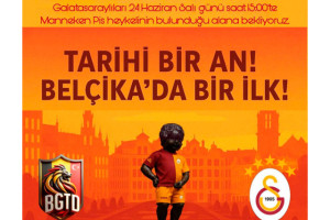 Brüksel’in simgesine Galatasaray forması giydirilecek