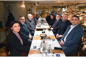 AK Parti Brüksel AB Temsilciliği, Brüksel'de basın mensuplarına iftar verdi.