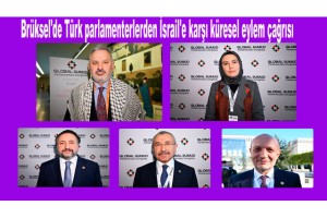 Brüksel'de Türk parlamenterlerden İsrail'e karşı küresel eylem çağrısı