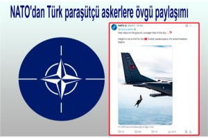 NATO'dan Türk paraşütçü askerlere övgü paylaşımı