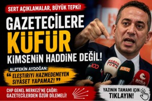 Gazetecilere Küfür Kimsenin Haddine Değil