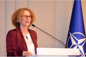 NATO Genel Sekreter Yardımcısı Shekerinska, İletişim Başkanlığının Brüksel'deki panelinde konuştu