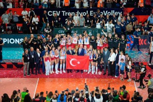 A Milli Kadın Voleybol Takımı, üst üste ikinci kez Avrupa şampiyonu