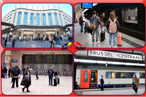 Belçika'da kamu çalışanları greve gitti